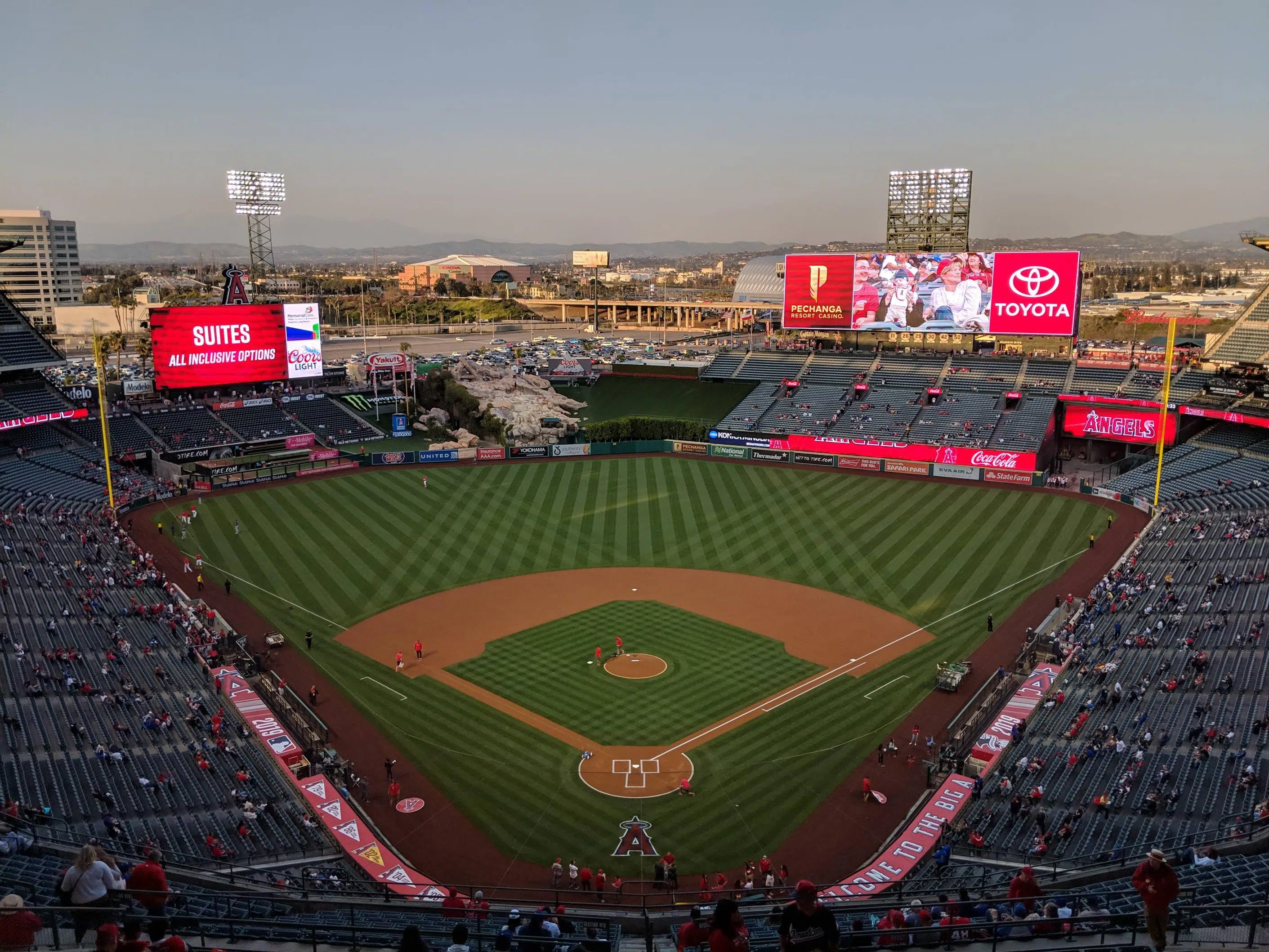 Angels stadium seating chart