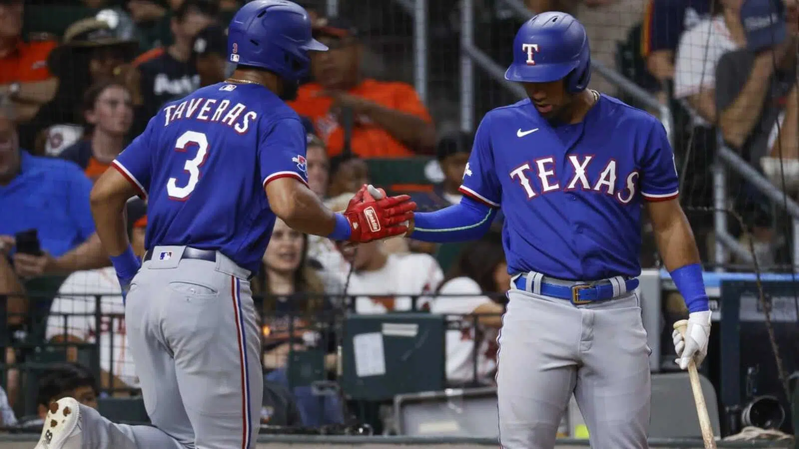 Leody Taveras comes through in 10th as Rangers beat Astros