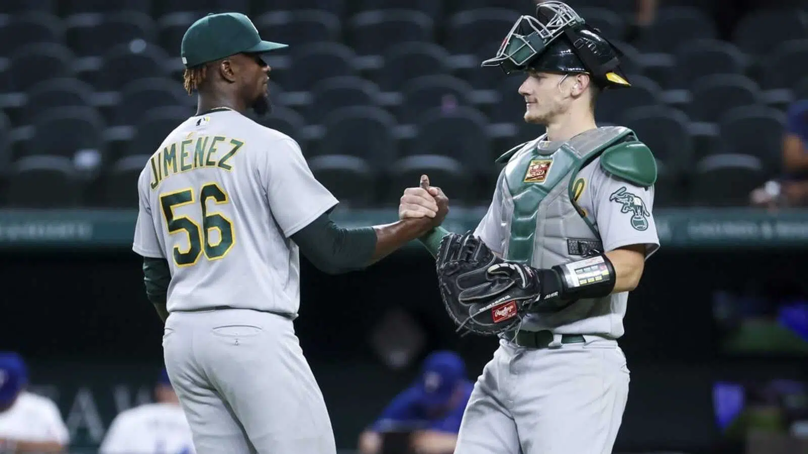 Rookies take center stage for A’s in matchup vs. Rangers